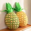 Stuffed Plush Animals 48CM Simulation Pineapple Plush Toys Lifelike Fruit Stuffed Dolls Pillow Kawaii Sofa Chair Cushion Kids Room Decoration Gift HKD230706