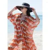 Kadın Mayo Plajı Bluz Şifon Baskılı HARDIGAN PLUS Beden Tatil Etek Bikini Güneş Koruyucu Kapak