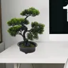 Dekorative Blumen gefälschte Bonsai-Pflanzen Dekor Ornament Desktop-Verzierungen künstliches Badezimmer