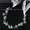 Pinzas para el cabello Diadema de boda para novias Perla blanca Tocado de flores hecho a mano Accesorios