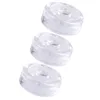 Storage Bottles 3 Pcs Clear Container Lid China Mason Jar Glass Cover Practical Lids Fermenting