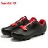 Calzature da ciclismo Santic Ciclismo Lock Shoes 2023 New Outdoor Riding Sports MTB Bike Bicicletta Road Ridling Air Holes Lock Shoes Uomo Donna Asian Size HKD230706