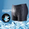 Shorts masculino Shark Swimming Bronx impermeável Breve jogo de pele de secagem rápida roupa de banho praia 230705