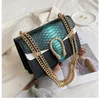 il negozio è in vendita per borse a buon mercato Family Bag Women's 2023 New Fashion Crocodile Pattern Wtern Style Chain One Shoulder Msenger Bag