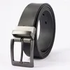 Belts Both Sides With Two Leather Rotating Needle Buckle Belt High Quality Men And Women Head Adjustable 367