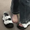 Sandálias 2023 Verão Moda Feminina Sandália Metal Decoração Senhoras Elegante Sapatos Gladiador Vestido Ao Ar Livre Plataforma Sandalias