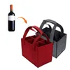 Storage Bags 6 Bottle Christmas Gift Tote Portable Reusable Carrier For Champagne Bottles