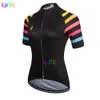 Cycling Jersey Sets KAFITT Womens Black Short Sleeve Bib Pants Breathable Outdoor Go Pro Team Quick Drying Maillot Mujer Summer 230706