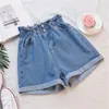 Frauen Shorts 2023 Sommer Große Elastische Taille Koreanische Version Schlank Lose Breite Bein Denim