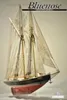 Модели набор Bluenose Model Sailboat 1 72 730 мм Деревянный корабль Комплект Yuanqing HKD230706