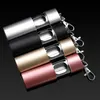 Portable Mini Cigar Tobacco Ashtray Creative Zinc Alloy Smoking Ash Tray with Lid Keychain Cigarette Ashtrays