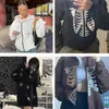 Damen Hoodies Sweatshirts 90er Jahre Herbst Frauen Trainingsanzug Koreanische Mode Y2k Dünner Reißverschluss Langarm Lässiger Mantel Weibliches Sweatshirt mit Kapuze Übergroße Kleidung 230705