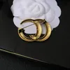 Famous Design Luxury Designer Brooch Women Letter Retro Style Brooches Suit Pin Gold Plated Fashion Jewelry Clothing Decoration Accessories