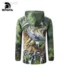 Accessoires de pêche SPATA New BASS Fishing t Shirts Anti-UV Sun Protection Long Sleeve Men Respirant Camouflage Fishing Sets Shirt Vêtements Vêtements HKD230706