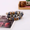 Chain Retro leather bracelet Western cowboy bracelet adjustable fashion cool male and female couple bracelet 230706