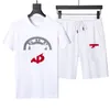 Conjuntos de camisetas masculinas de grife B letter streetwear casual respirável ternos de verão Tops shorts Tees ternos esportivos ao ar livre conjunto de qualidade de roupas esportivas tamanho asiático M-3XL