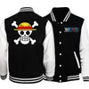 Vestes pour hommes Anime ONE P-PIECES Baseball Jacket Garçons Filles Casual Sweat Femmes Hommes Baseball Uniformes Mode Manteaux 230705