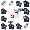 Op maat gestikt Navy Midshipmen College Football Jersey 24 Maquel Haywood 34 Anton Hall Jr. 11 Eavan Gibbons 1 John Marshall Amin Hassan 43 Bijan Nichols