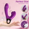 Вибраторы мощный вибратор для женщин 15 режимы вибрации дилдо G Spot Clitoris Sucker Vacuum Stimulator Женский секс -игрушки Взрослые 18 230811
