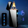 New Super Large Arc Lighter Rechargeable Big Flame Battery Capacity Windproof USB Electronic Smoking Accessories 8S3J