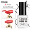 Żel do paznokci ROSALIND Crackle Żel polski Semi Permanent Pękający lakier do paznokci Schnący na powietrzu Lakiery hybrydowe Żel do malowania paznokci Polski Top Base Coat 230706