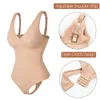 Kvinnors Shapers Bantning Shapewear Body Kvinnor Magkontroll Underkläder Vadderade Body Shaper Strings Trosor Platt mage Postpartum Midja