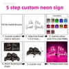 Custom Led-borden Licht Bruiloft Gelukkige Verjaardag Gepersonaliseerde Neon Sign Plaats geen Bestelling Voordat Bevestiging Offerte HKD230706
