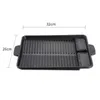 BBQ Grills Koreanische Grillpfanne, antihaftbeschichtet, tragbar, Holzkohleplatte, Tablett für Zuhause, Küche, Outdoor, Camping, Picknick, Backgeschirr 230706