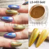 Nagelglitter holografisk spegel Nagelglitterpulver Glänsande Aurora Laser Metallic Gniddamm Krompulver Guld Silver Pigment DIY Nail GLLSH 230705