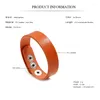 Bangle 2023 Fashion Jewelry Vintage Black Brown Red Leather Bracelet Charm Cuff Wristband Simple Wide Men And Women