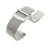 Milanese Watchband 20mm 22mm Universal 304 Stainless Steel Metal Watch Band Strap Bracelet Silver