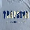 2024 Trapstar SHORT SET-CASHMERE / DAZZLING BLUE Tuta ricamata di alta qualità Taglie EU XS-XXL moda