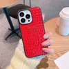 Faux Crocodile Designer Telefonhüllen für Apple iPhone 14 13 12 Mini 11 Pro Max 6 7 8 plus PU Leder Ganzkörper Mobile Cell Back Covers Fundas Coque Red