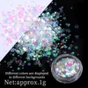 Nail Glitter 1 Box Runt Hjärta Flake Nagel Glitter Butterfly Star Moon Spegel Paljetter Gradient Pearl Ultra Thin Slice Dekoration 230705