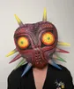 Festmasker Majora s Mask Legend of Zelda Skrämmande realistiskt ansikte Halloween Cosplay kostym rekvisita för vuxna tonåringar 230705