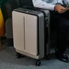 Resväskor 20/24 tums rullande bagage med bärbar datorväska Affärsresor Resväska Män Universal Wheel Trolley PC Box