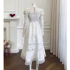 カジュアルドレス ヌードピンク シアーメッシュ パッチワーク ホワイト ジャカード チュール裾 エレガント ブランドドレス