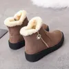 Stövlar Dam Vinter Sneaker Skor Fin Varm Plysch Snö Bomull Mellanrör För Casual Outdoor Damer