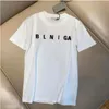 Paris SJ Designer Gao Ding T-shirt t-shirt رسائل تطريز مطبوعة من القميص القطني للرجال 4 ألوان فاخرة من القميص والسيدات بأحجام S-5XL البسيطة