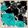 Foulards 130 cm Twill Soie Écharpe De Mode Peint À La Main Roses Conception Femmes Châle Bandana Foulard Femelle Grande Tête Carrée