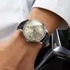 Zegarki na rękę Karnawałowe męskie zegarki mechaniczne Top Business Automatyczny zegarek Wysokiej jakości skórzany wodoodporny szafirowy zegarek na rękę