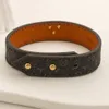 Classic Designer Leather Brand Model Gioielli Gold Plactato di alta qualità Design Progettato per donne 2023 Bracciale per le vacanze di viaggio d'amore