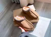 Martins Kastanjebont Slippers Disquete Schapenvacht Klassieke Muiltjes Dames Ultra Mini Tazz Platform Boot Slip-on Schoenen Suede Zwart Roze Rendier Australië