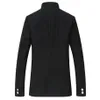 Whole-Men Black Slim Giacca a tunica monopetto Blazer uniforme scolastica giapponese Gakuran College Coat New 047-4842214u