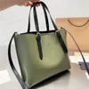 Designer handbag women's shoulder bag leather underarm bag new solid color large capacity tote bag classic alphabet shopping bag fashion handbag purse