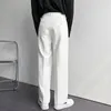 Pantaloni da uomo Abito drappeggiato con drappeggio Design della personalità Tinta unita Pantaloni semplici casual premium dritti 2023 Primavera 230705