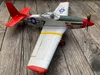 Интеллектуальный БПЛА большой 29 5 "750 мм P51 P51D Mustang Demote Dother Dother Sult 4CH 2Battery Aerobatic Bless RC Slain для профессионального 230705