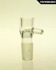 Ytterdiameter 22 mm Slide Flower Screen Skål Vattenpipor med handtag för glasvattenrör Bongs Rökning