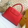 V Red Lady High-end Fashion Bag Сумка с большой способностью роскошная модная мода Messenger Messenger Sagner Designer Bag Beach Bag Сумка многоцветная M48870