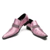 Итальянская формальная мужская обувь для модных вечеринок подлинные кожа